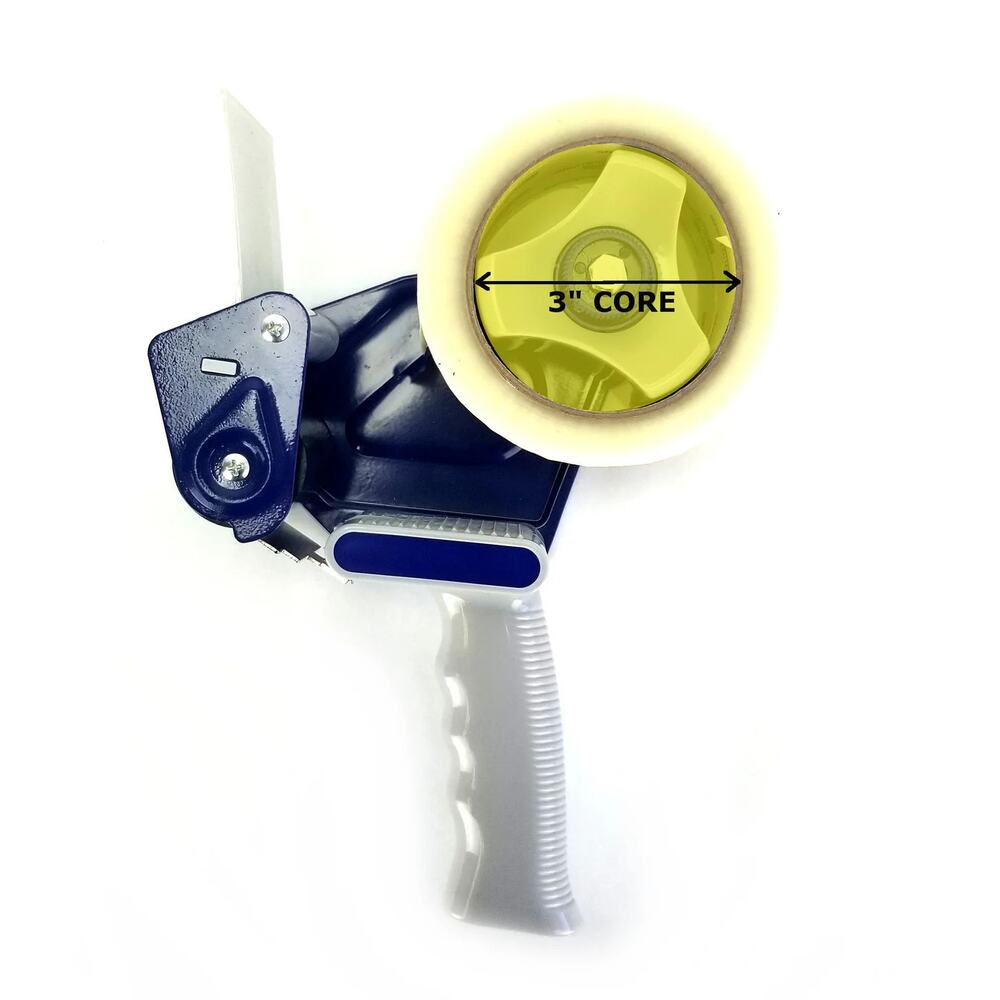 Packing Tape Dispenser Gun, 2 Inch Side Loading, Lightweight Industrial Tape Gun